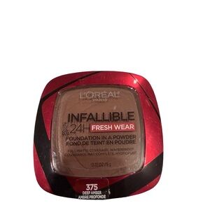 L'Oréal Infallible Fresh Wear Powder Foundation - Deep Amber 375